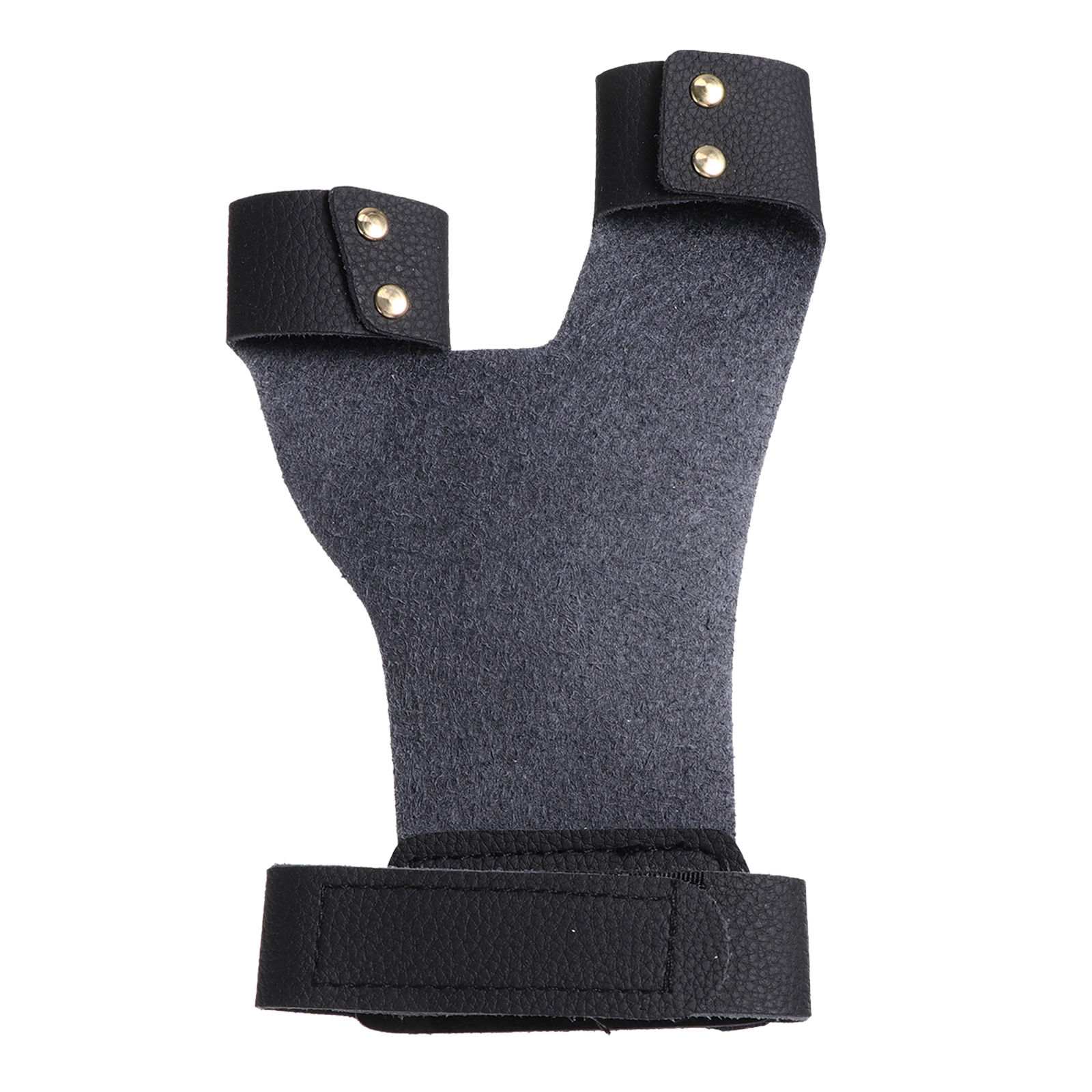 Archery Finger Gloves Protective Guard Black H Mittens Accessories Wear Resistant Durable Super Fiber