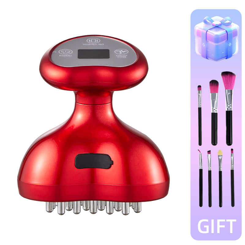 Chinese Meridian Massage Device EMS Microcurrent Scraping Negative Pressure Meridian Dredging Physical Therapy Skin Care Beauty