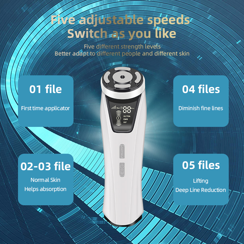 Hifu EMS facial Massager guided phototherapy elevates the skin of young ultrasonic firming facial care beauty products Lesen US