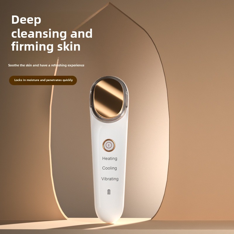 Home use cold and hot  instrument new handheld makeup remover introduction instrument essence water lotion  beauty instrument