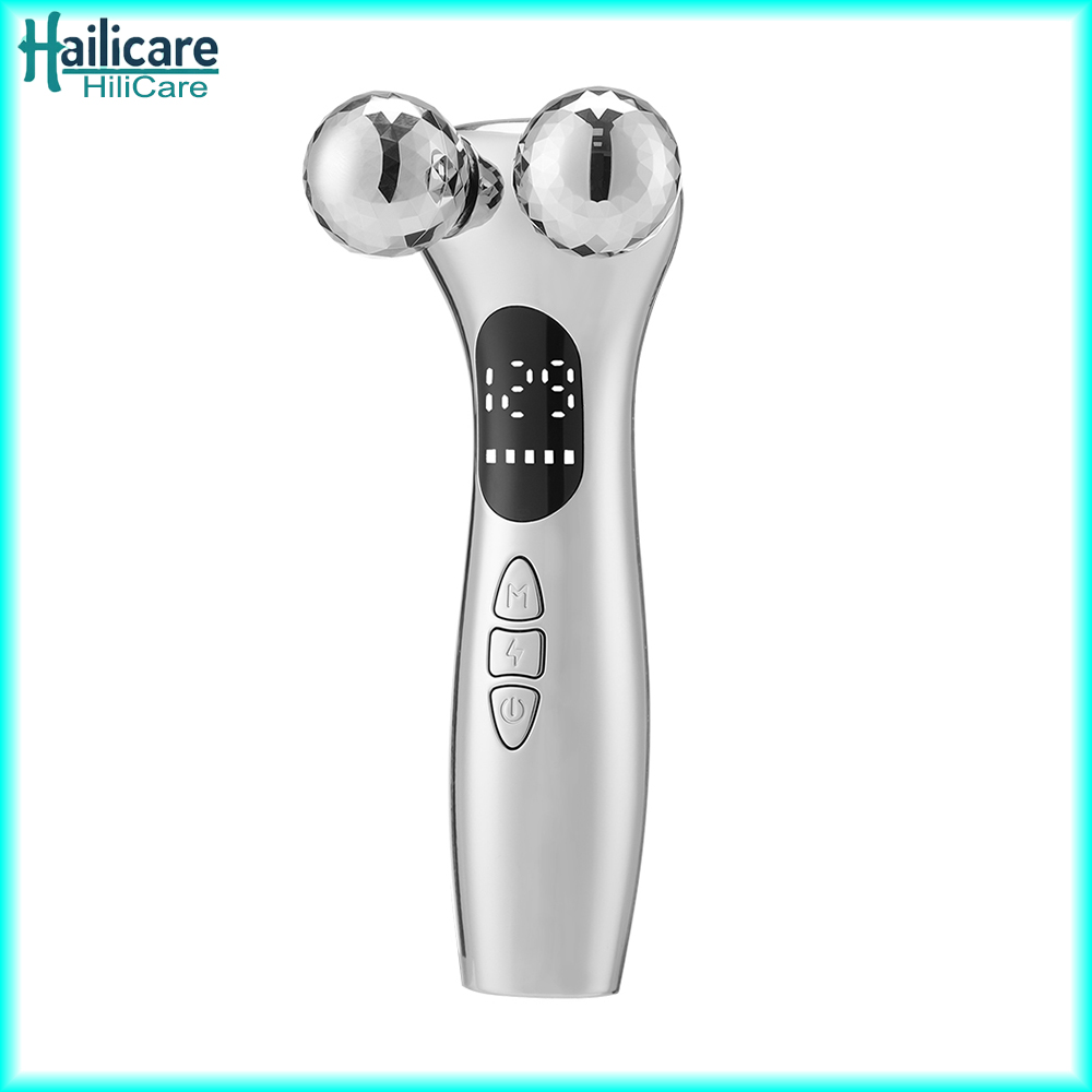 New EMS Face Lifting Machine Micro-current Roller Facial Massager Skin Tightening Rejuvenation Beauty Device Facial Anti Wrinkle