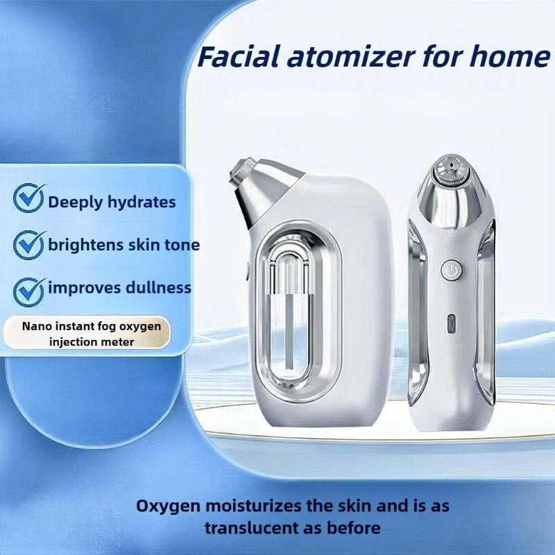 Portable Facial Steamer Ionic Hot Mist Facial Heating Sprayer  Moisturizing Humidifier Atomizer Skin sprayer Care Tool  for home