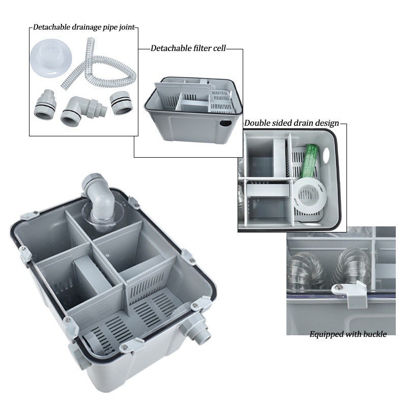 Dental gypsum filter stone plaster powder trap sediment tank efficient separation system for lab use