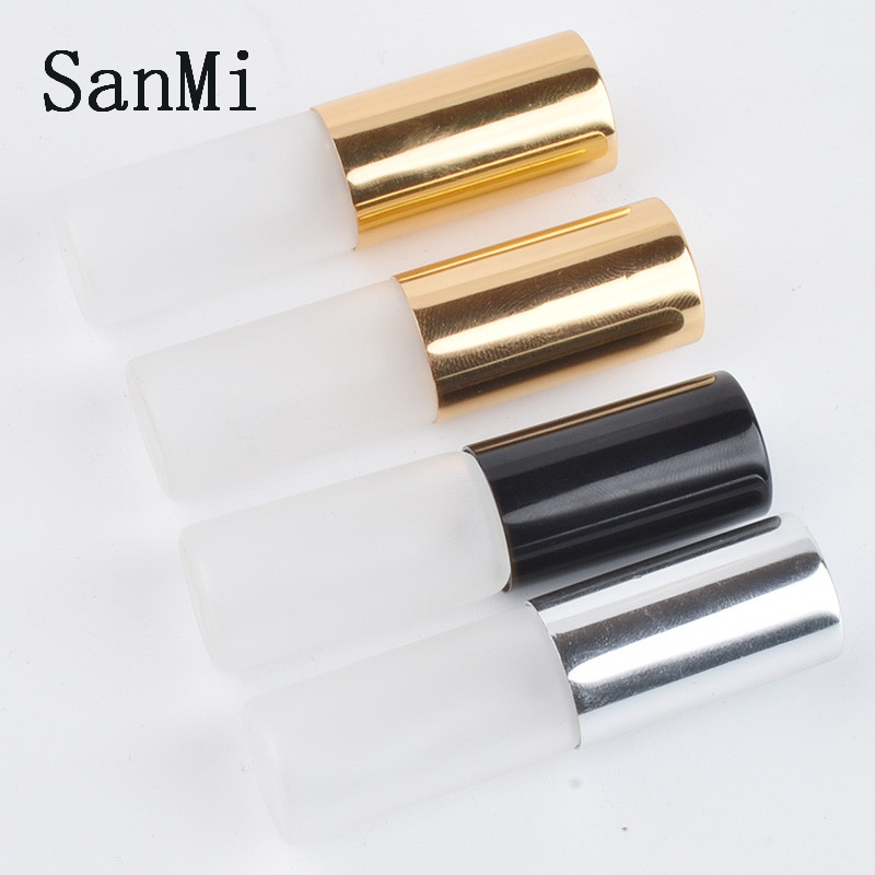 100Pcs/Lot 5ml Empty Refillable Perfume Atomizer Spray Bottle Frosted Glass Bottle Pump Portable Travel Container Cosmetic