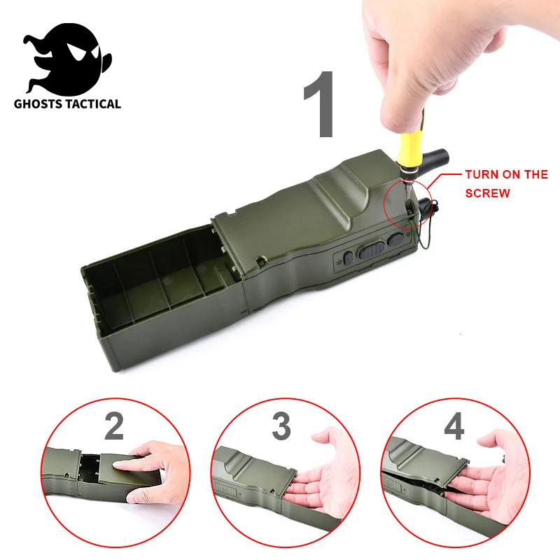 Tactical Softair Radio PRC 148 Dummy Radio Case Antenna Package Talkie Walkie PRC 152 Interphone model Outdoor
