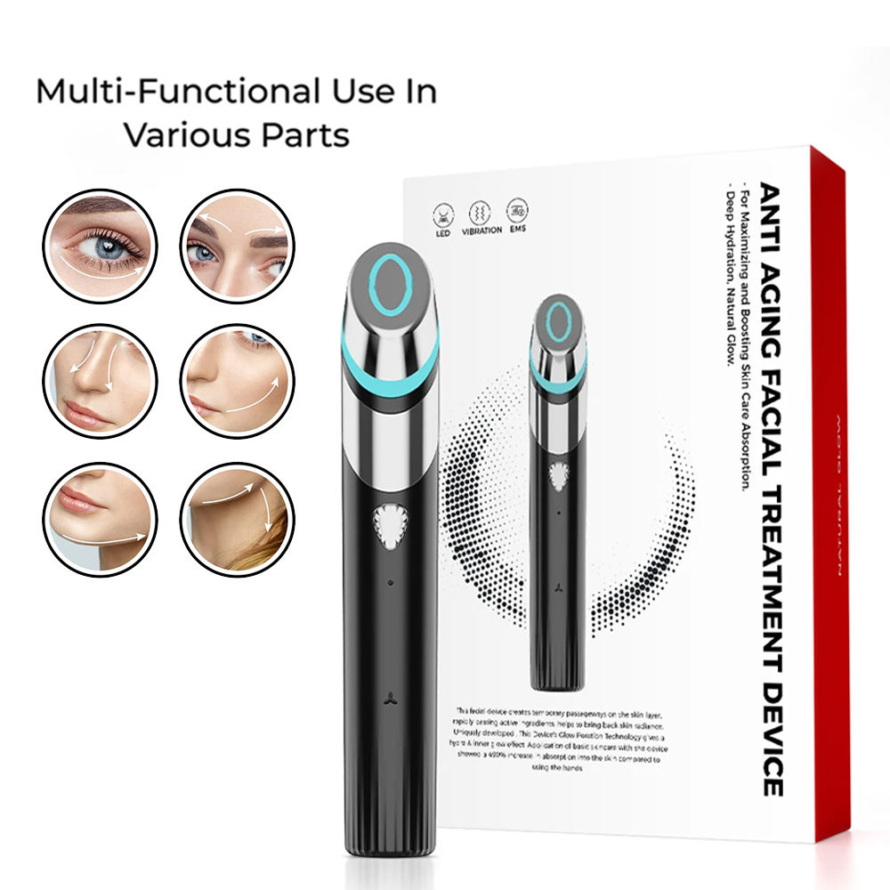 Facial Massage Tool to Reduce Wrinkles Micro Current Facial Equipment Anti Aging Face Lift Booster