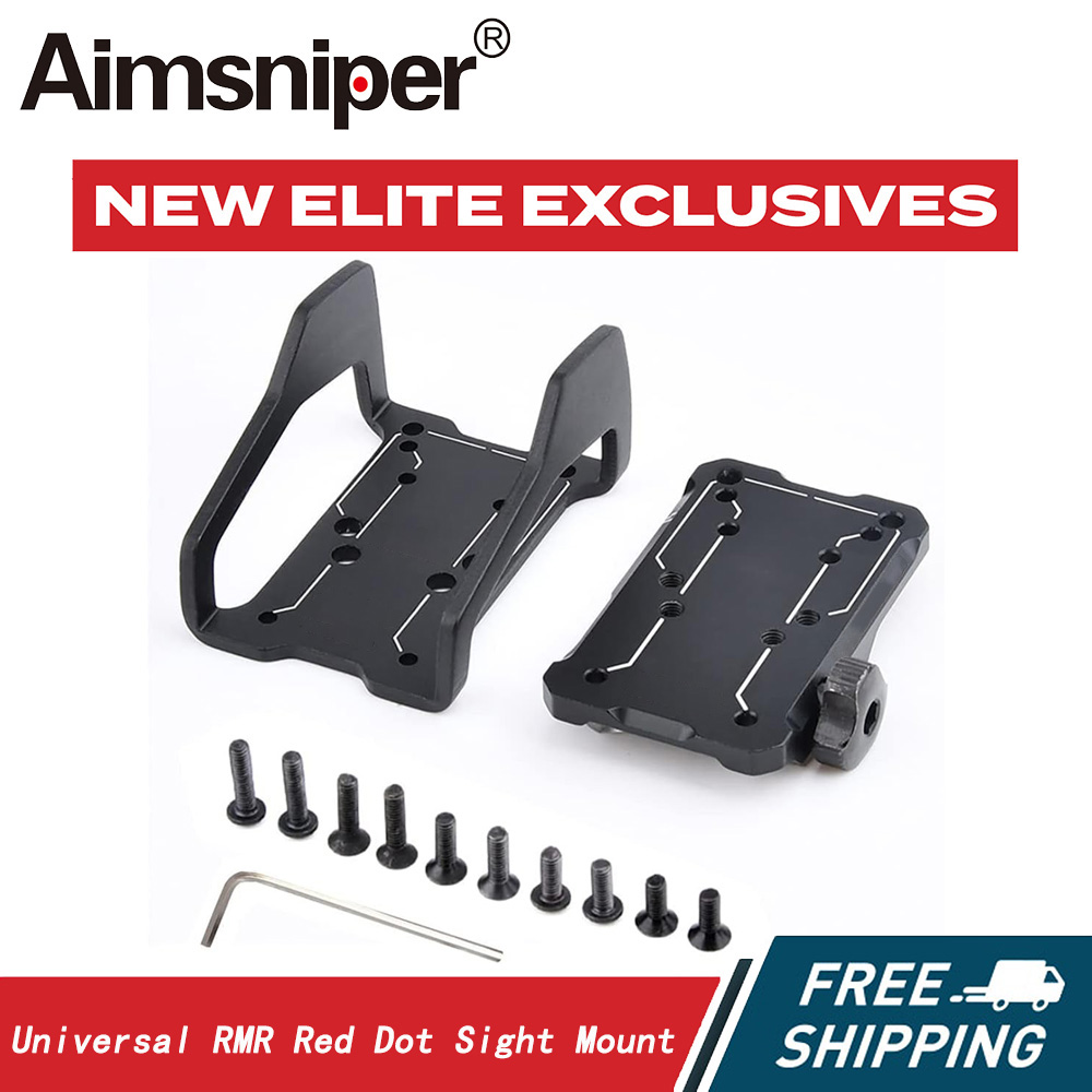 Tactical Universal RMR Red Dot Sight Mount,Reflex Sight Base Adapter,Scope Optics Mount for Docter, MRDS, Burris, Delta,Hunting