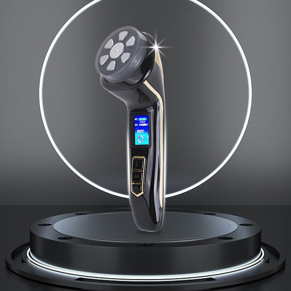 2025 New Mini Hifu 4 In1 Ultrasonic Machine Ems Micro Current Face Lift Rejuvenating Wrinkle Resistant Massager Lesen Beauty
