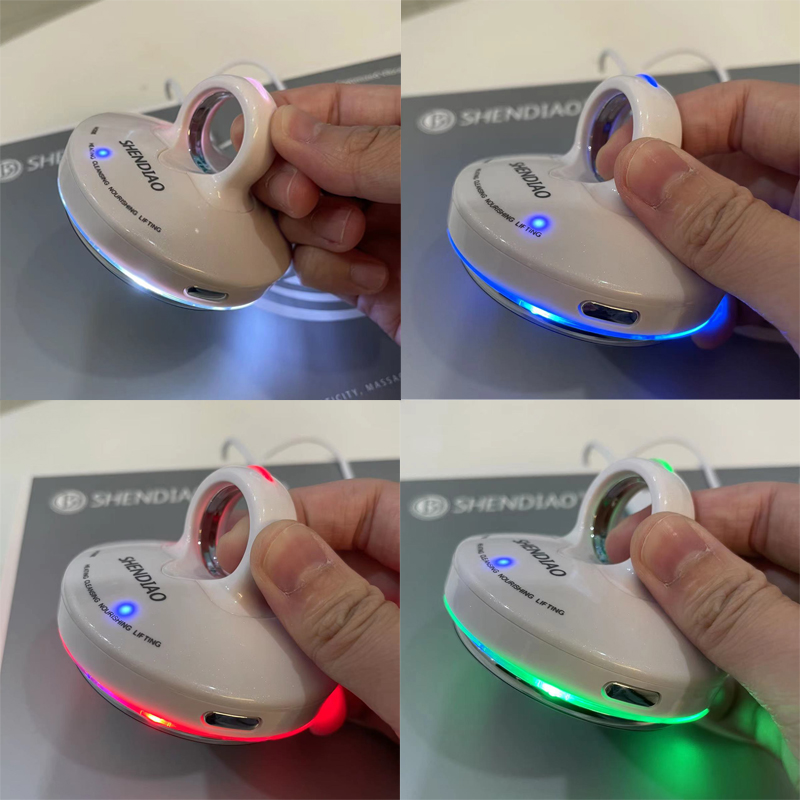 New Professional Face Care Machine Ion Import Beauty Photonic Skin Instrument Face Massage For Whitening Anti-aging Lifting USB