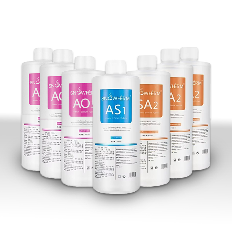 Aqua Solutions Liquid Cosmetic Hydro Serum For Beauty Facial Aqua Solution H2O2 Hydra Deep Cleaning Machine As1 Sa2 Ao3