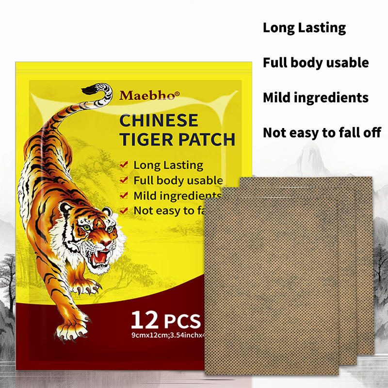 Tiger stickers joint cold compress,rheumatism,shoulder,neck,knee, waist pain,care, muscle relaxation blood circulation promotion