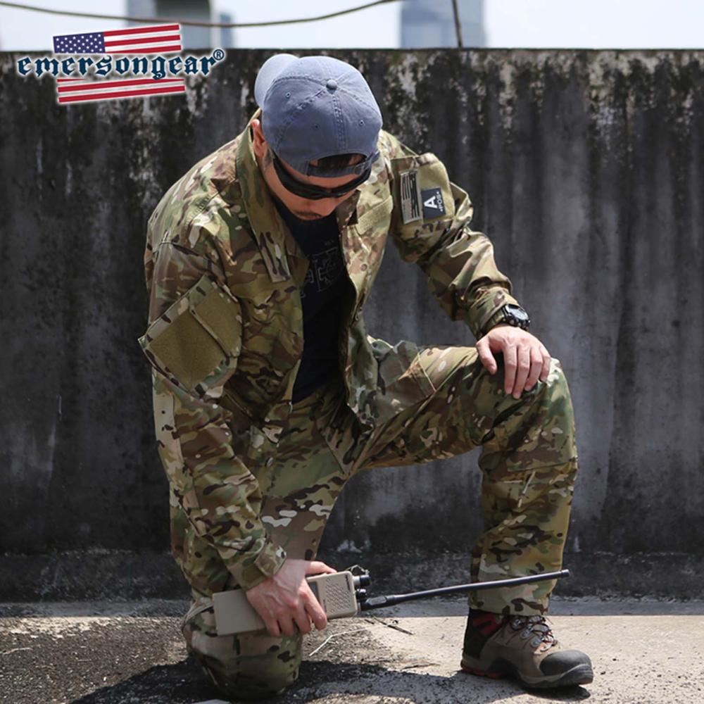 Emersongear Tactical Field BDU Combat R6 Set Shirt Pants Uniform Suits Assault Training Clothing HuntingEM6930