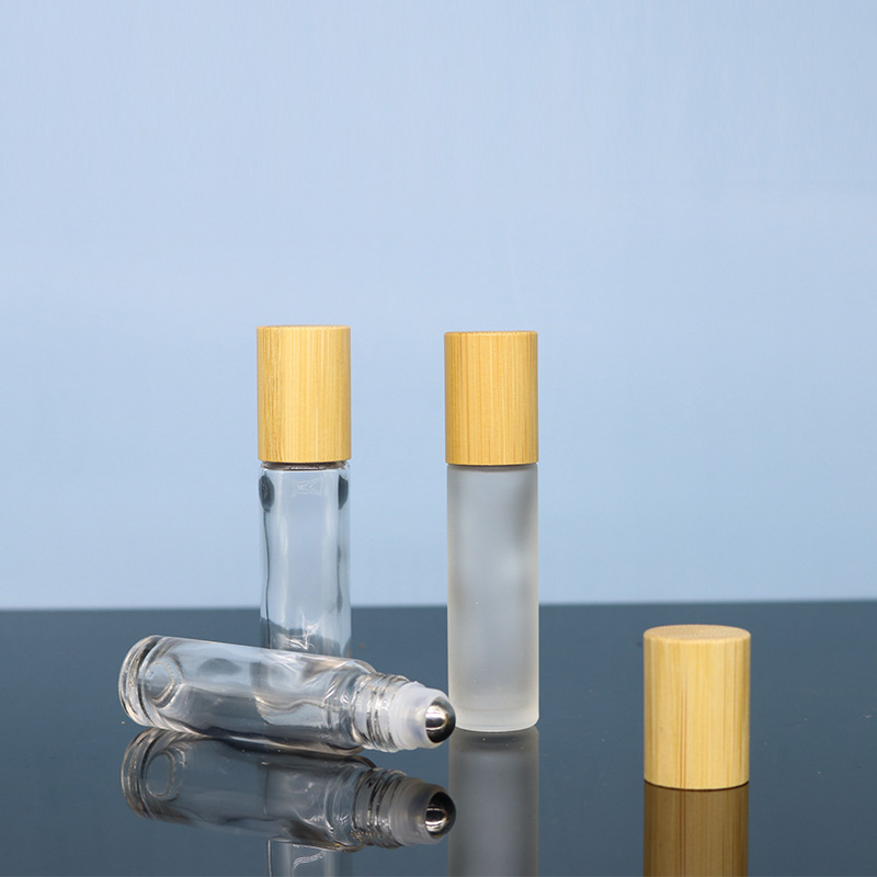 Glass Essential Oil Roll on Bottle with Steel Roller Ball for Perfume Natural Essential Oils Fragrances Perfumes Glass Material