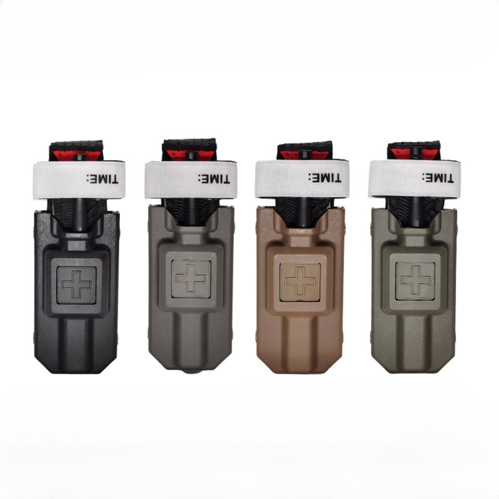 Tactical Tourniquet Storage Box Bag EDC MOLLE Medical Package Outdoor Emergency Tourniquetrats First Aid Survival Kit