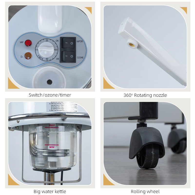 Hot Facial Steamer Spray Face Moisturizer Vaporizer Mist Machine Pore Deep Clean Skin Care Spa Ozone Ion Sparyer Chinese herbal