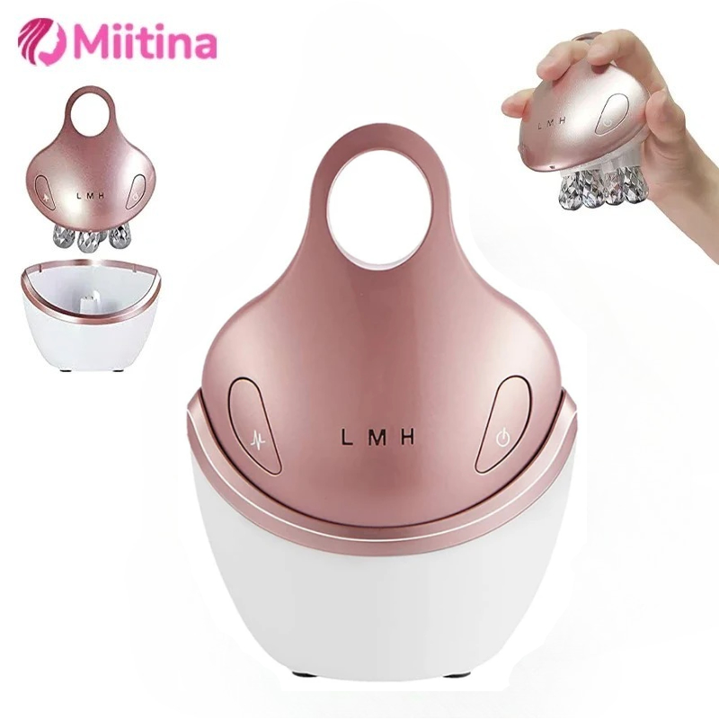 Micro-current Facial Roller Slimming Face Lift Slimmer Facial Skin Tightening Wrinkle Removal Promote Cream Absorption Massager