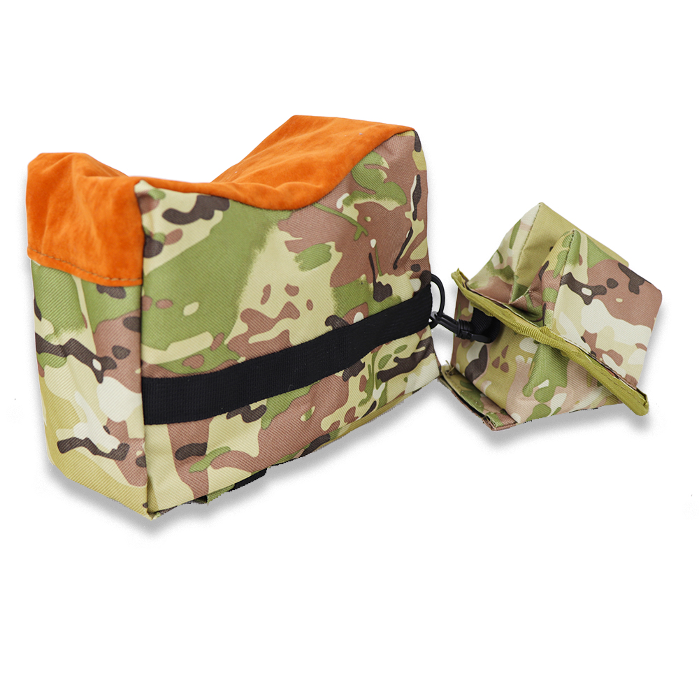 Front & Rear Rifle Target Bench Unfilled Stand Support Sandbag Hunting Accessories Bag Tactical Sniper Shooting Gun Rest Bag Set