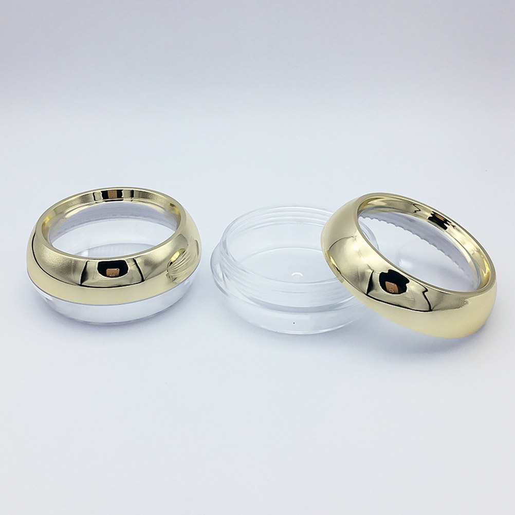 2 Pcs Empty Plastic Bottles Lightweight Portable Mini Jars for Travel Creams Capsules Herbs Teas Spices No Leakage