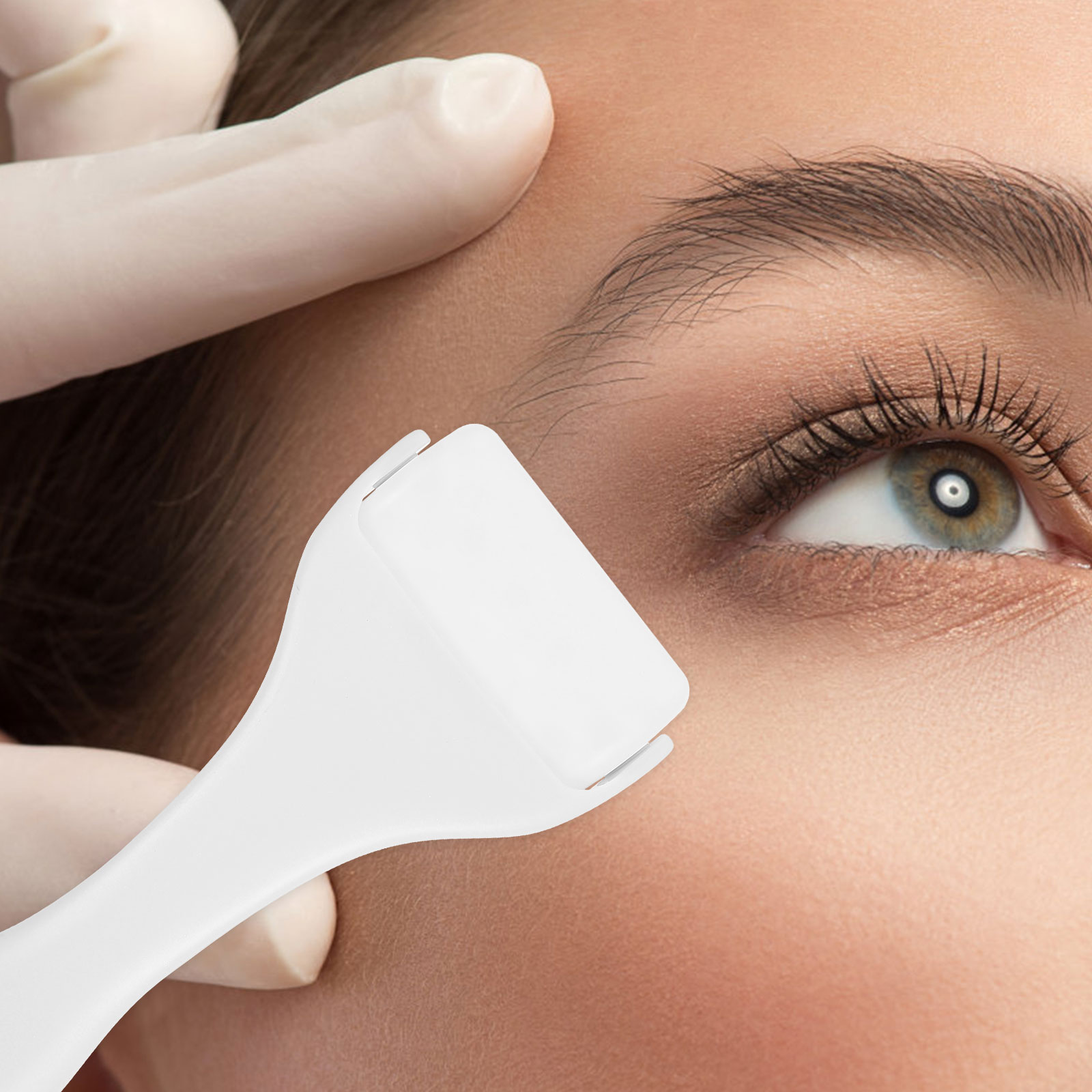 for Face White PP Portable Facial Massager Skin Care Tool Contour Lifting Cooling Pores Smoother Delicate Skincare