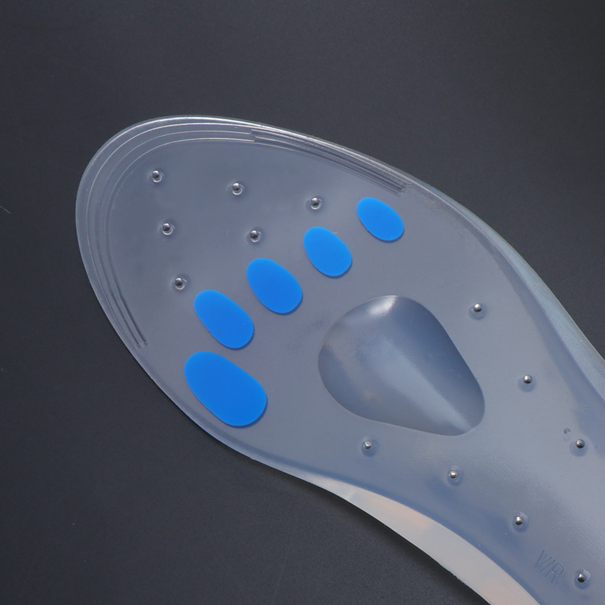 Clear Silicone Insoles Breathable Arch Support Shoe Inserts for Comfort Relief Heel Pain and Plantar Fasciitis