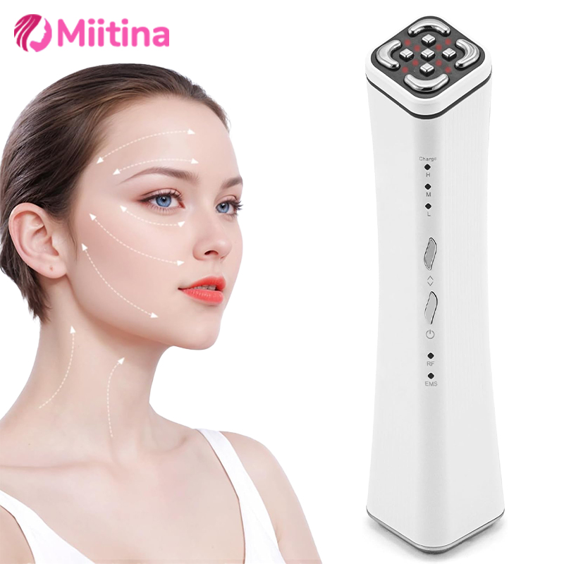 3in1 RF EMS Radio Frequency Device Multifunctional Face Firm Lifting Massager Anti Wrinkles Tightening Beauty Skin Care Devices