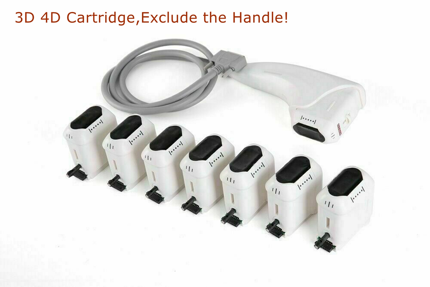 20000 Shots 12lines 3D/4D HIFU Replacement Head Treatment Parts Machine Handle Accessories Anti-wrinkle Face Body Lifting