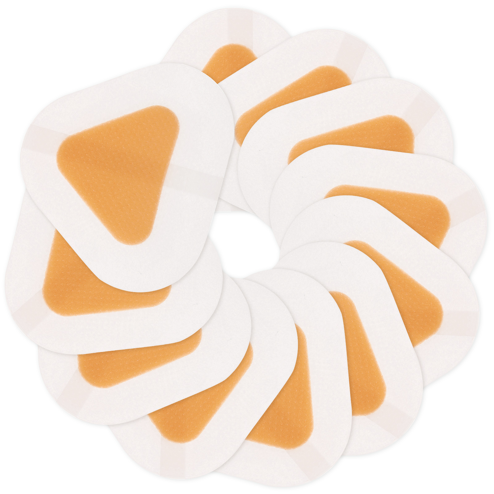 30 Pcs Anti-drop Blister Stickers Transparent Heel Pads Foot Tape Patch Prevention Supplies Clear Duct Patches Proof Travel