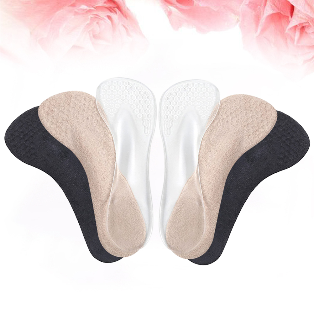 Shock Absorbing Insoles 3 Pairs Anti Slip Shoe Pads Cushions Durable Practical Excellent Support Improved Motion