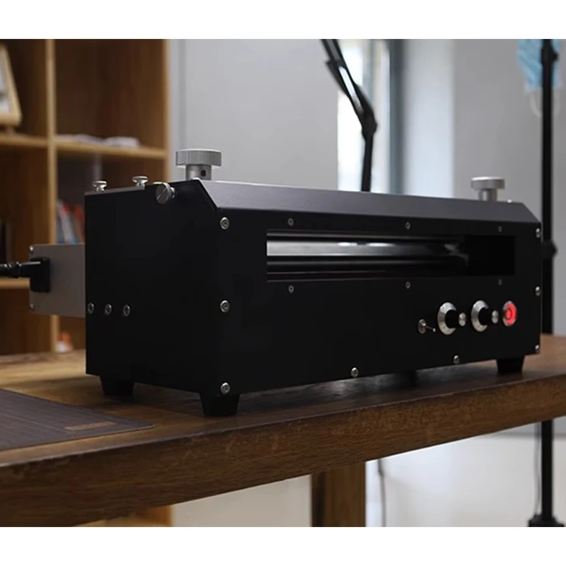 Leather scraper pro Desktop Leather skiver, leather peel tools,leather splitter plus,Work width 320mm