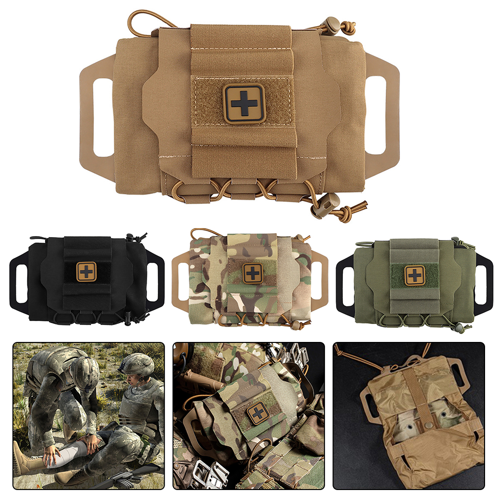 Tactical Pouch MOLLE Rapid Deployment First-aid Kit Survival Outdoor Hunting Emergency Bag Camping Medical Kit