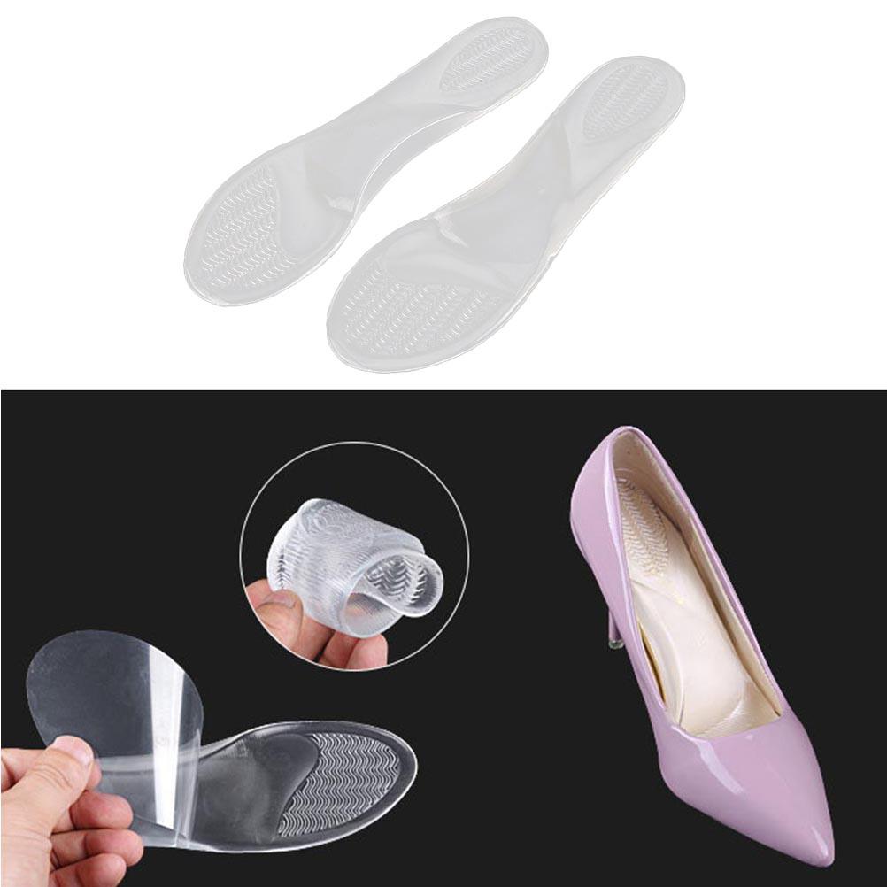 Shoes Pad Inserts Antiskid Sole of Foot Comfortable Insoles Absorbing GEL Pain Relief