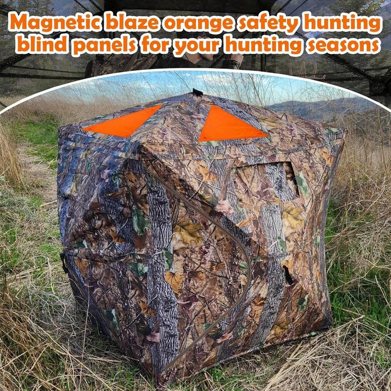 High Visibility Safety Blind Panels High Visibility Camping Safety Blind Cover Waterproof Portable Hunting Supplies Panels