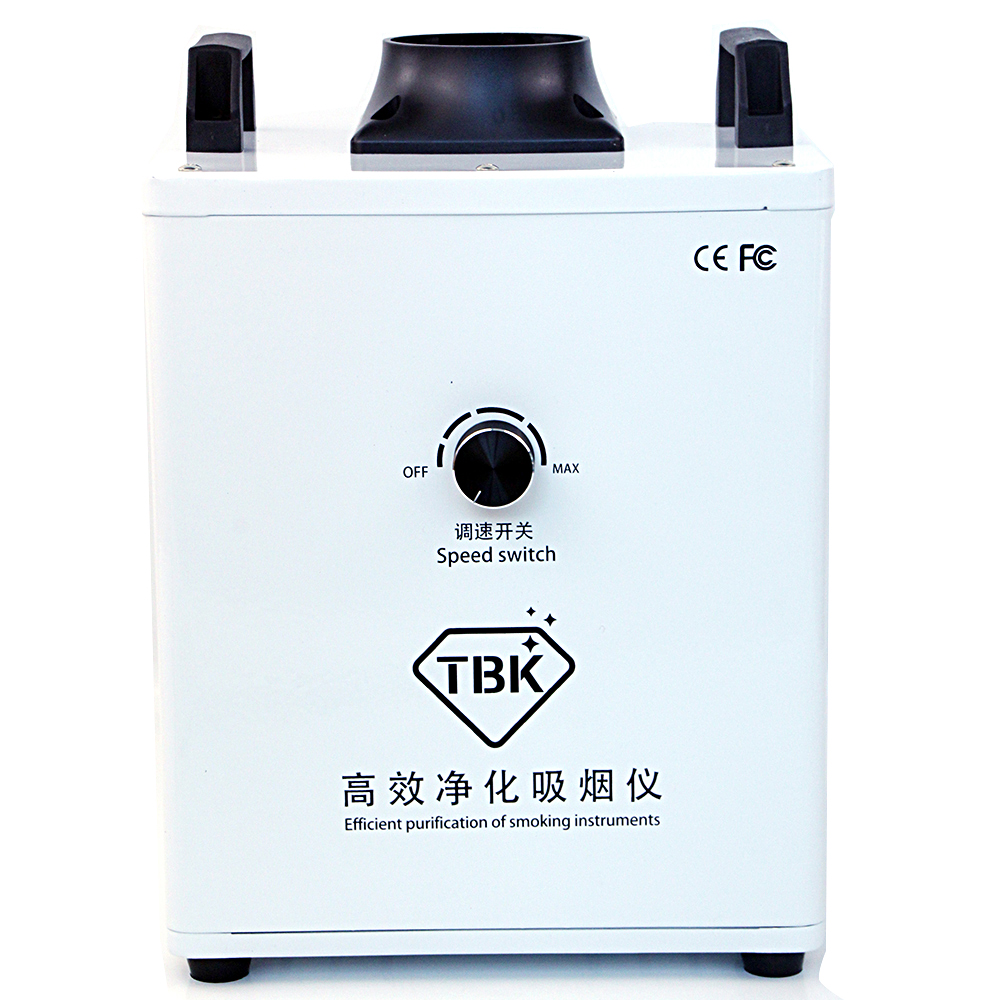 Laser Soldering Smoke Purify Machine Smoke Absorber Fume Extractor TBK 618 Solder Smoking Instrument Mobile Small Dismantling