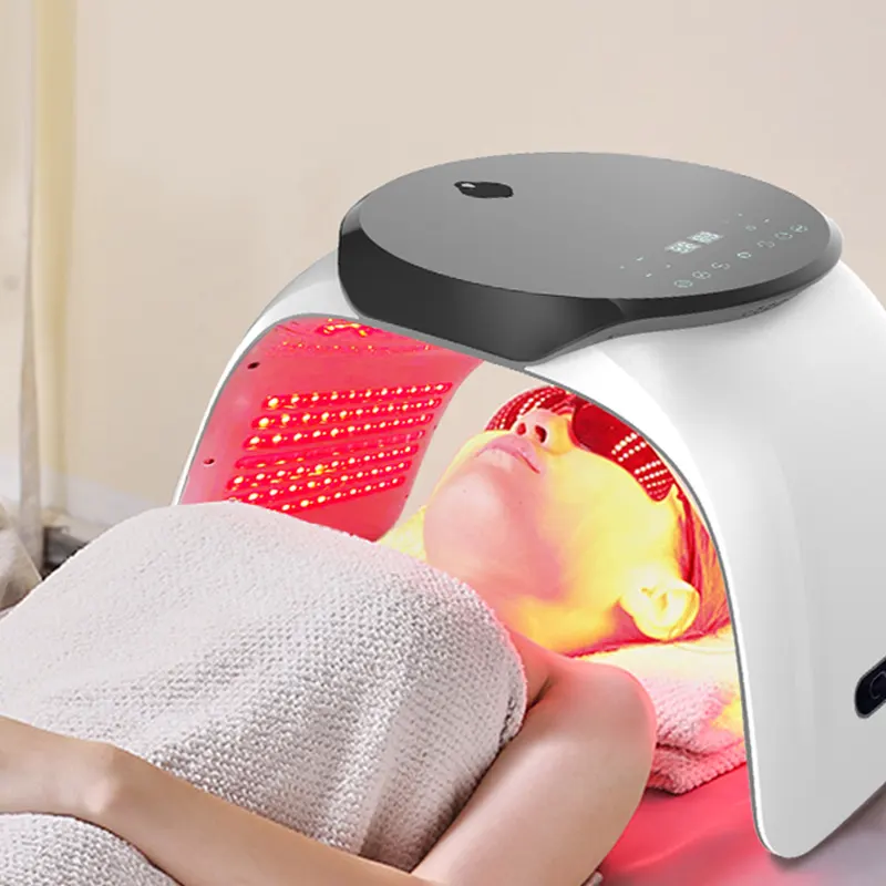 2025 Hot Cold Spray Colorful Moisturizing Facial LED Skin Rejuvenation Beauty Device