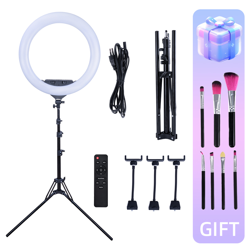 LED lesen beaut Natural light professional live fill light anchorman soft light skin lighting light vertical foldable easy carry