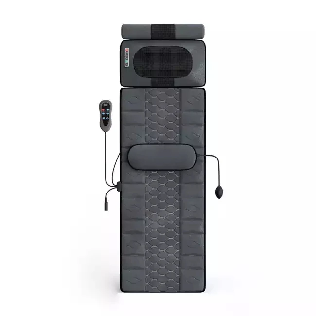 Full Body Massage Pad Electric Massage Chair Infrared Heating Therapy Neck Back Massager Vibrator Relaxation Bed Mattress
