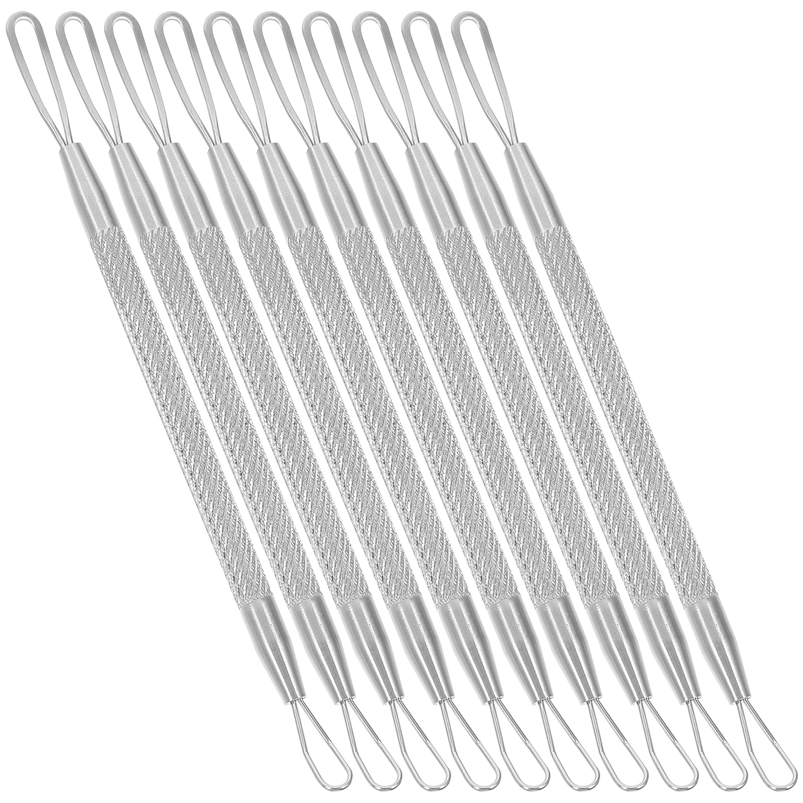 7 Pcs Stainless Steel Double Headed Extrusion Pimple Needles Facial Skincare Tool for Blackheads Removal