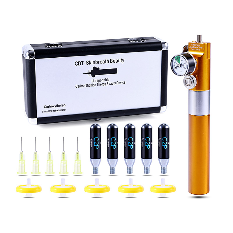 Handheld Cdt Carboxytherapy Device Co2 Skin Rejuvenation Carboxiterapia Maquina Facial Machine for Eyes Dark Circles Reomoval