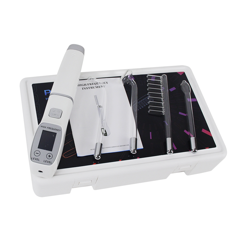 4 in 1 High frequency electrotherapy Comes with various electrodes for targeted acne anti-aging and hair growth treatments