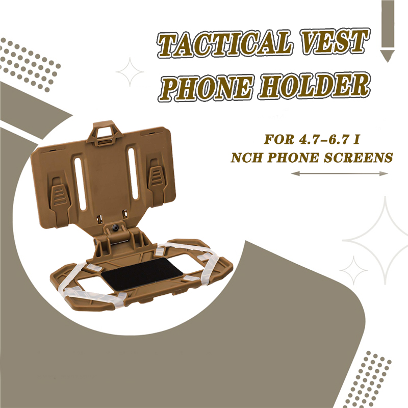 NEW Tactical MOLLE Folding Navigation Board Airsoft Map Case Mobile Phone Holder, Vest Chest Fixed Strap for Airsoft Accessories