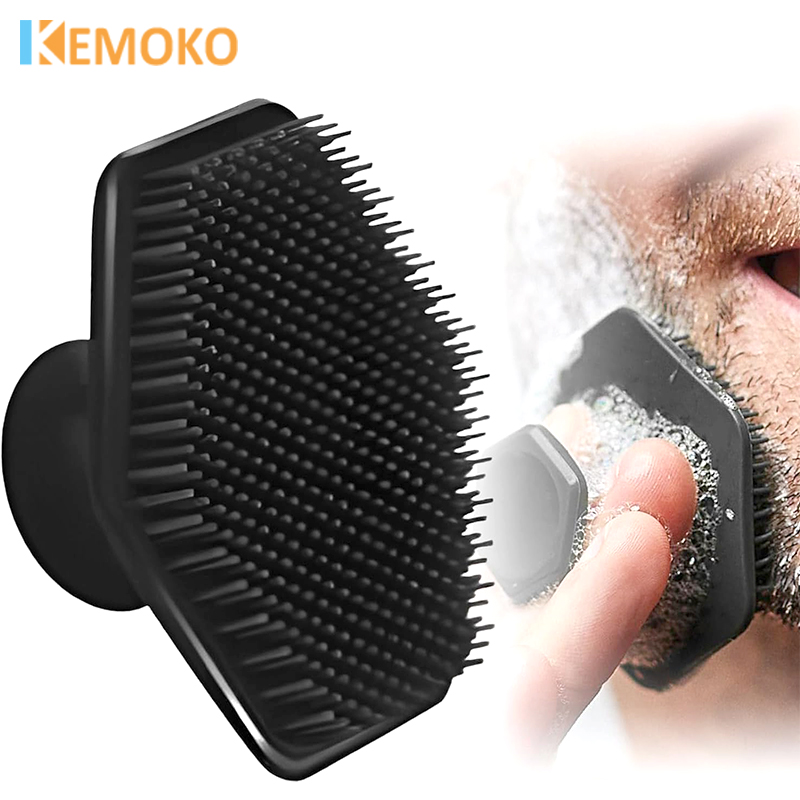 Silicone Facial Cleaning Brush Scrubber Miniature Face Deep Clean Shave Massage for man Face Scrub Brush Face Cleaning Tools