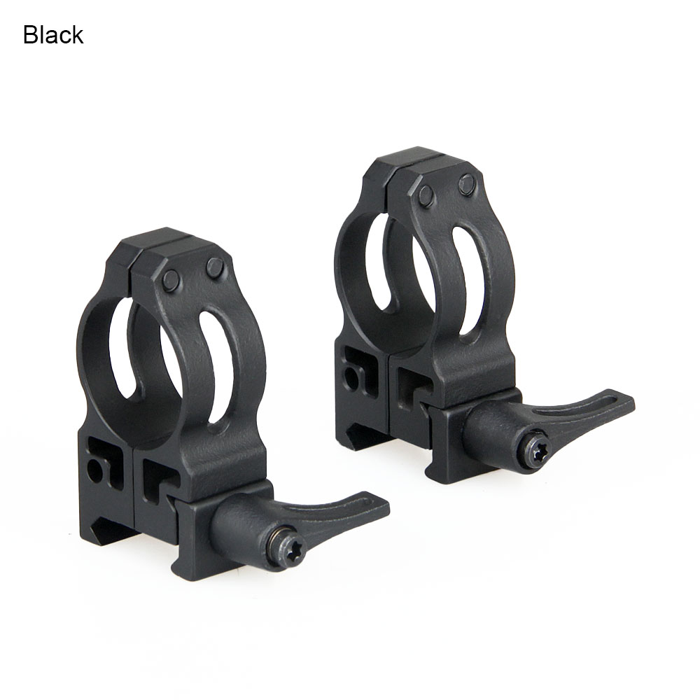 PPT QD Scope Mount Tactical Riser Airsoft 25.4mm Metal scope mount Fits 21.2mm Picatinny Rail in Gun Hunting Accessory OS24-0147