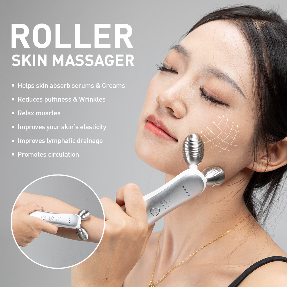 Face Lifting Massage Device Portable Skin Tightening 3D Massage Roller  Face Massage