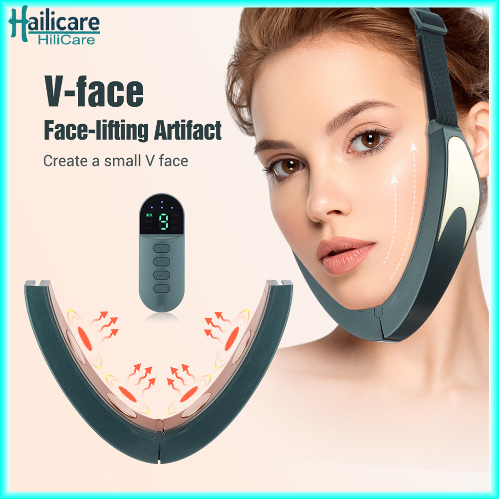 Electric V-face Lift Device 6 Mode Face-lifting Skin Rejuvenation Double Chin Vibration Massager Lifting and Firming Facial Skin