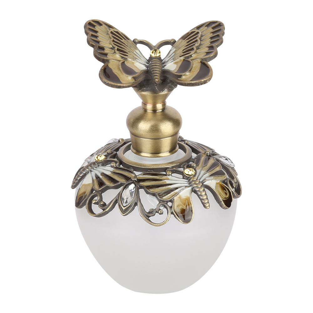 40ml Brown Luxury Vintage Perfume Bottles Butterfly Essentials Oil Glass Dubai Refillable Perfume Refill Mini Dropper Bottle