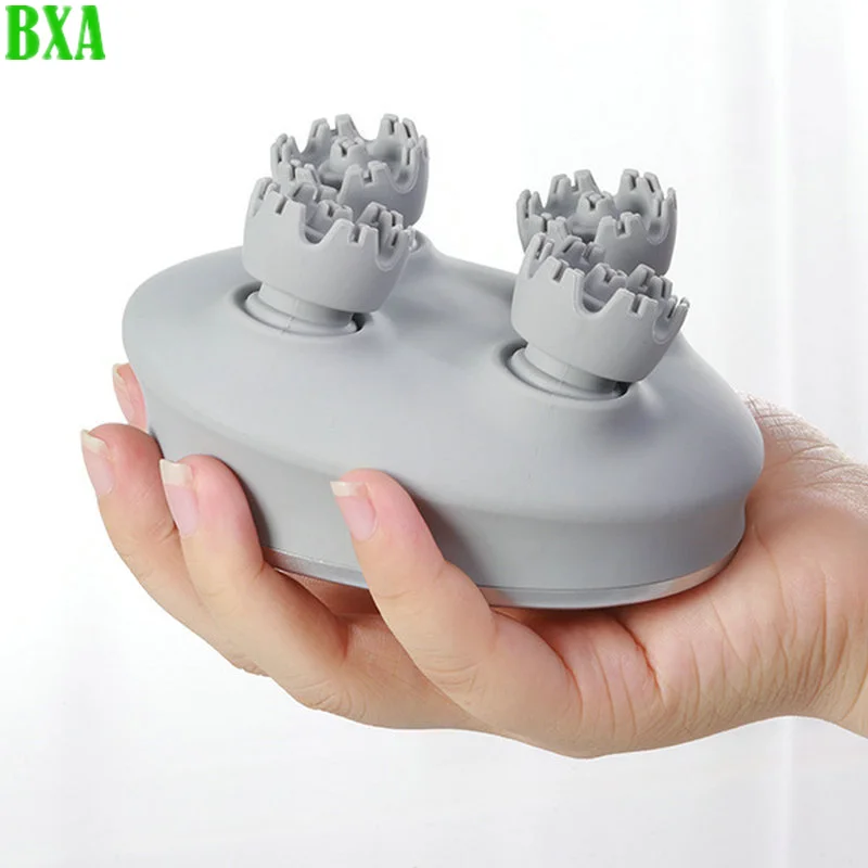 Waterproof Head Hair Massager Wireless 3D Scalp Massage Promotes Hair Growth Deep Body Tissue Kneading Vibrating Roller PG-2705