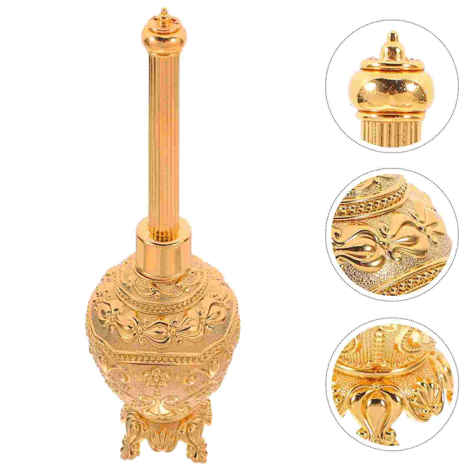 Hanukkah Water Bottle Christian Travel Holy Glass Fine Mini Bottles Bible Zinc Alloy Tiny Container Office