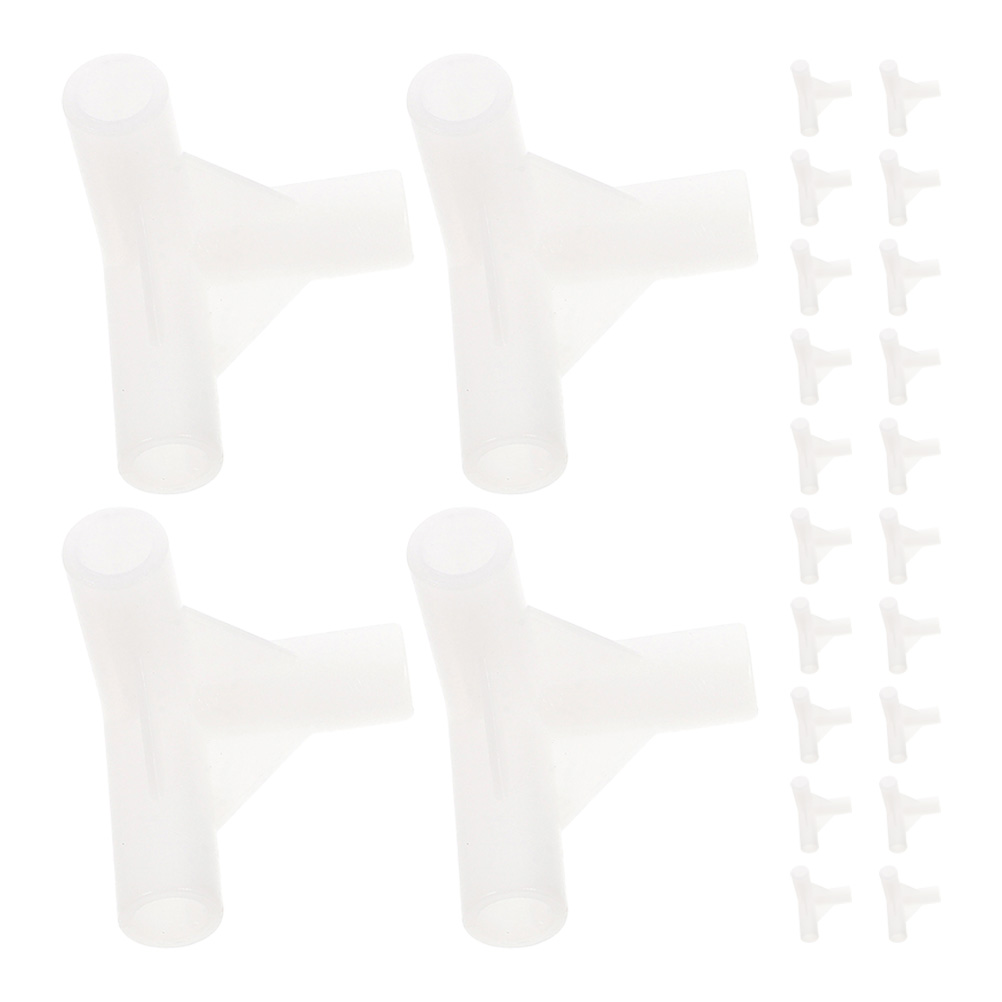 24 Pcs Tent Accessories Spare Parts Canopy Replacement Awning Connectors Camping Pp Fittings Accessory