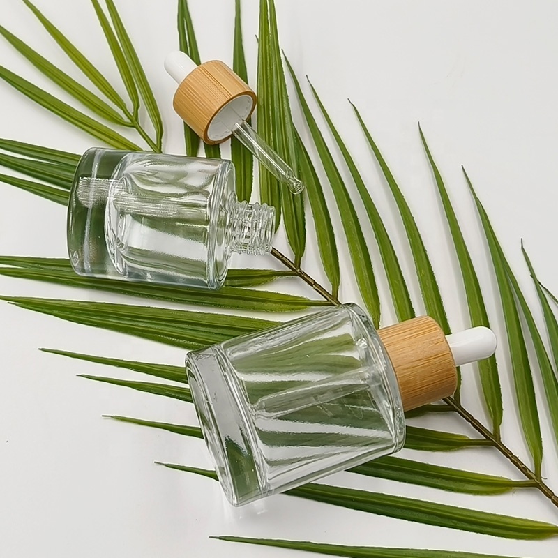 Bulk 30ml 50ml 60ml Frosted &Trasparent Empty Glass Dropper Bottle with Bulb Pipette 80ml 100ML 120ML Portable Perfum Vials Jars