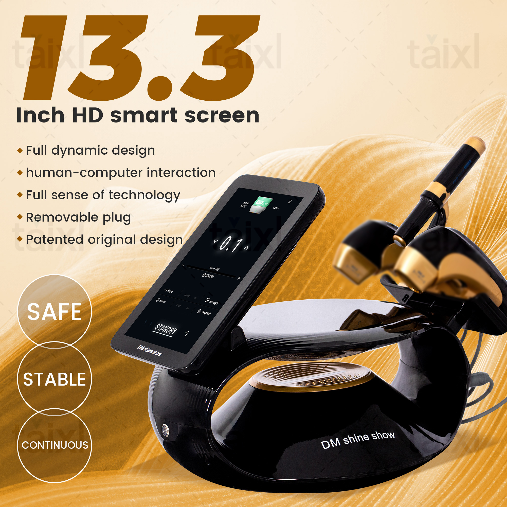 Professional Portable 13.3 "TT Double Lift Facial Lift Body Lift Skin Firming Anti-aging Skin Rejuvenation Firming Machine.